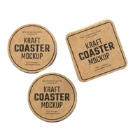 Sous-verres personnalisés en carton, cartons de support rectangulaires, coussinets isolants de forme spéciale, emballage jetable avec logo personnalisé, usage agricole