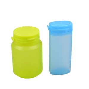 ขวดพลาสติก 100 มล. ฝาปิดแบบดึง บรรจุภัณฑ์อาหารทรงกระบอก - Product Image 5