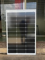 Module photovoltaïque solaire 100Wp 12V IP67 étanche, panneau PV 30 cellules 590 x 905 x 30 mm pour systèmes d'alimentation extérieurs