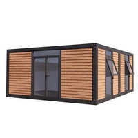 Rumah Kontainer Portabel 3 Kamar Tidur Rumah Prefab Modular Lepas Pasang Berkualitas Tinggi dengan Toilet untuk Bungalow atau Rumah Mungil