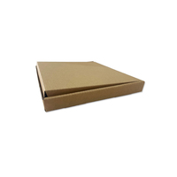Boîte en carton ondulé personnalisée en gros expédition par courrier petite boîte brune mince pour l'emballage postal
