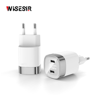 Chargeur rapide GaN PD 35W double port PPS OTP pour iPhone 15 Pro, design compact, adaptateur secteur universel pour usage au bureau