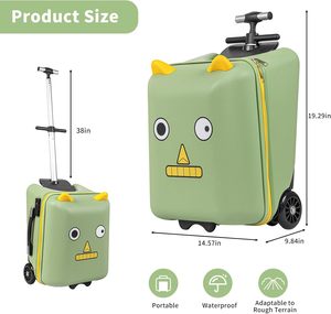 Viaggio OEM sulla <span class=keywords><strong>valigia</strong></span> per <span class=keywords><strong>bambini</strong></span> 20 pollici Hardside bagaglio per <span class=keywords><strong>bambini</strong></span> su valigie di grandi dimensioni <span class=keywords><strong>con</strong></span> il Design del seggiolino per <span class=keywords><strong>bambini</strong></span> aiuta il tuo bambino a viaggiare - Product Image 5