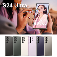 Smartphone S24 Ultra de 7.3 Pulgadas, Serie MTK 62XX, Octa Core, 12GB, 512GB, 8000mAh, Cámara de 108MP, 5G HD, CDMA Francés, Android