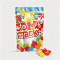 Sachets refermables personnalisés en papier kraft de qualité alimentaire pour aliments pour bébés, aliments pour animaux, nouilles, conserves, fruits secs, bonbons