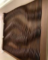 Mur-rideau extérieur en aluminium avec revêtement en poudre, design moderne incurvé, résistant à l'eau et à la chaleur, sur mesure pour hôtel
