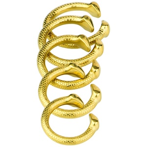 Anillo para el Pene de Metal para Retrasar la Eyaculación, Anillo para el Pene Dorado con Forma de Serpiente para Hombres - Product Image 5