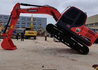 Doosan Dx150 Dx225 ekskavator bekas, Dx150lc-9c ekskavator Dx220 15ton