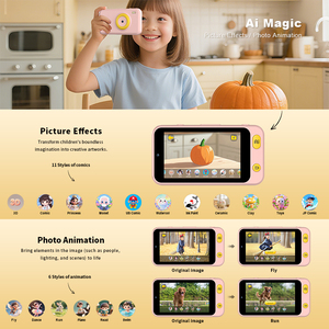 Appareil photo compact à mise au point automatique 4K HD CMOS MP3 étanche avec écran LCD 4,0 pouces et objectif grand angle pour adolescents, adultes et débutants - Product Image 6