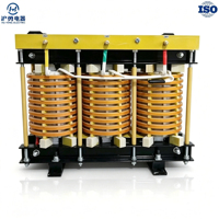 Transformateur triphasé basse tension haute intensité de type sec, transformateur industriel personnalisé pour la fusion et le chauffage