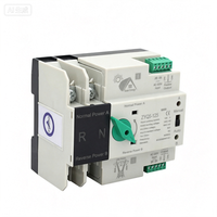 Interrupteur de transfert automatique monophasé en matériau PC 4P avec capacité de coupure de 6 kA pour les foyers
