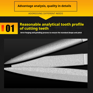 Nhà Máy Bán 3*140 / 4*160/5*180mm 10pcs thiết lập của khắc Craft dụng cụ cầm tay kim loại thép needles tập tin - Product Image 5