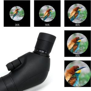 Nouvelle lunette d'observation étanche 20-60x80 avec trépied, télescope angulaire BAK4 pour l'observation des oiseaux et la chasse - Product Image 4