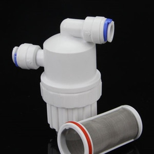 Conector Rápido Blanco Miniatura de 2 Puntos con Filtro de Acero Inoxidable para Sistema de Riego de Jardín - Product Image 1