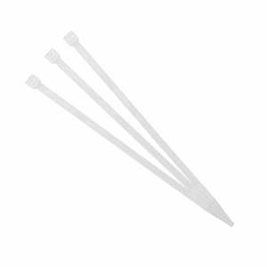 Brida - brida de poliamida transparente 2,5x100 mm, paquete de 100 unidades, ideal para sujetar y organizar cables. - Product Image 1