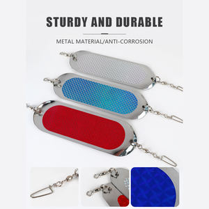 Flasher <span class=keywords><strong>de</strong></span> pêche OEM 18,5 cm pour la pêche en eau profonde, accessoire <span class=keywords><strong>de</strong></span> traîne pour la pêche en mer, en rivière, en lac, en mer <span class=keywords><strong>de</strong></span> la part des saumoniers - Product Image 3