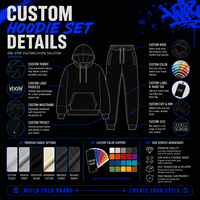 Survêtement d'Hiver en Gros à Taille Élastique, Logo Personnalisé, Couleur Unie, Ensemble Sweat à Capuche et Pantalon de Jogging pour Homme