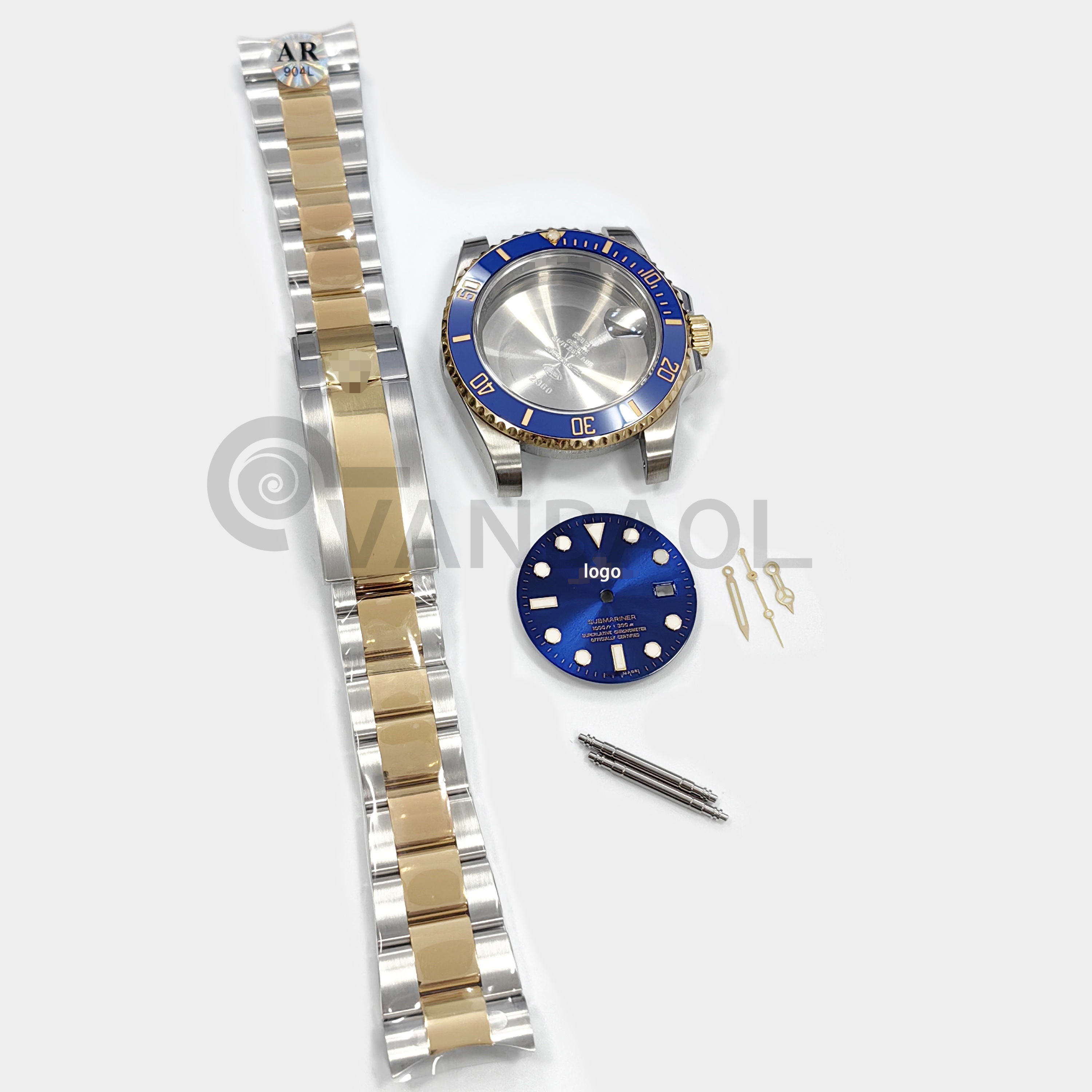 3235 Movimento Rolex Submariner 3135 904L Stainless Steel Watch - Main Image