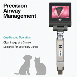 Videolaringoscopio para Intubación Animal, 70 Grados, Pantalla HD de 3.5 Pulgadas, Cámara de 3MP, Endoscopio Rígido Reutilizable Veterinario - Product Image 3