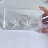 Vitrine de 3 pièces Collection de classement Dalle de pièces