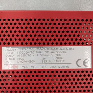 ไดรฟ์เชิงเส้น TDPS-075CU-200AC-GA20M-1U-N-0059014 - Product Image 2