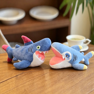 Coussin décoratif personnalisé en forme de requin et de baleine, jouet en peluche de cetaté, coussin de siège à grande bouche, poupée en peluche pour bébé, jouets animaux marins - Product Image 1