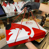 Nouvelle boîte de transport personnalisée halal pour plats à compartiments, avec poignée en corde, pour poulet grillé Farooj et riz Mandi