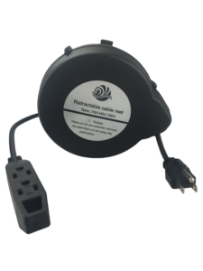 Carrete de Cable retráctil <span class=keywords><strong>pequeño</strong></span>, extensión de rebobinado automático con resorte para <span class=keywords><strong>enchufe</strong></span> Euro/UK, cables de alimentación, aspiradora, Euro/UK - Product Image 5