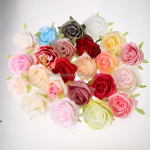 HT129 Artificial Flowers New Pattern Artificial classic Wedding Rose Decoration Centerpiece Flower Head DIY