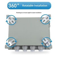 Boîtier de raccordement antidéflagrant et ignifuge pour interrupteur, alimentation, éclairage, boîte de maintenance vide, compteur de puissance, type sécurité accrue 300*400