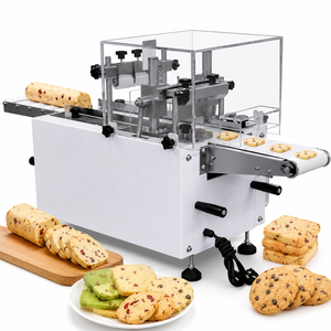 Petite machine de découpe automatique de biscuits en acier inoxydable, type à bande, pour blocs de pâte, barres énergétiques, machine commerciale de découpe de biscuits - Product Image 1