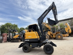Excavadoras de Ruedas Usadas HYUNDAI HW60 de 6 Toneladas, Originales de Corea del Sur, en Venta - Product Image 6