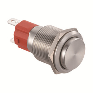 19MM Stainless Steel Button IP65 Rated 1NO <b>Switch</b> Flat/Dome Head Automotive & Home Use - Product Image 3