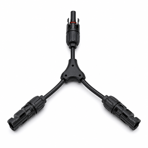 Câble adaptateur de raccordement en Y pour panneau solaire 1 vers 2, mâle-femelle, 30A, IP67, 1000V/1500V CC, âme en cuivre - Product Image 1