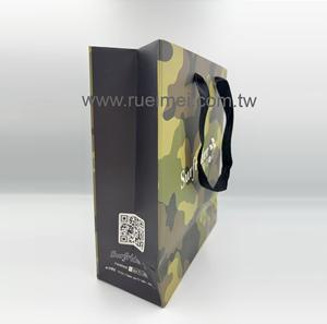 Conception personnalisée de sacs à provisions de luxe Sacs fourre-tout à emporter pour les achats haut de gamme avec une texture supérieure - Product Image 4