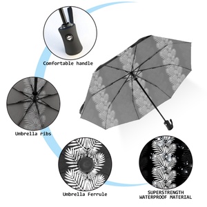 Promotional Large Hawaii Size 23 25 27 Inches Double <b>Canopy</b> Windproof Folding Umbrella for Two Adults - Product Image 3