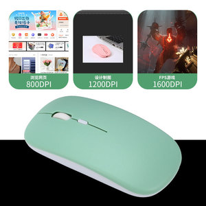 Wireless Photoelectric <b>Mouse</b> 1600Dpi Dual Mode Ergonomic Design For Laptop Tablet Phone - Product Image 1