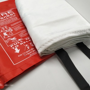 Double Sided Silicone Coated Fire <b>Blanket</b> 3.0mm Thickness Heat Resistant Orange Fiberglass Emergency Use - Product Image 4