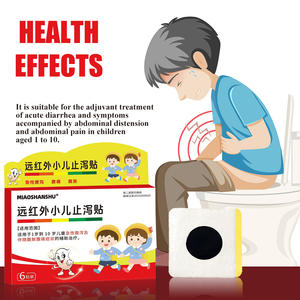 体の腹痛緩和のための遠赤外線中国石膏小児下痢緩和パッチ子供のための必須家庭用援助 - Product Image 1