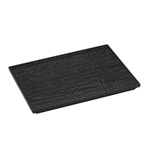 Yoshikawa <b>Small</b> Tea Stand Rectangle Solid Wood Dry Brewing <b>Tray</b> Multifunction Storage Display Tea Plate - Product Image 5