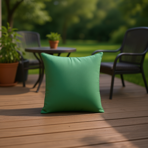 Cojín Cuadrado para Silla de Exterior de Tela Oxford Verde, Resistente al Agua, Extraíble, Lavable, para Todas las Estaciones - Product Image 2