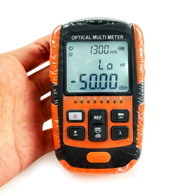 Wholesale Price Mini 4 in 1 Optical Power Meter -50~+26dBm/-70~+6dBm with VFL RJ45 Tracker Test Functions OPM and LED Lighting