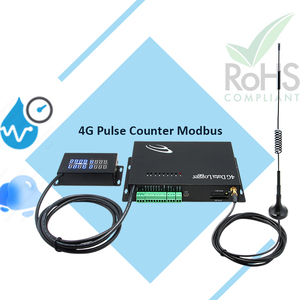 Compteur d'impulsions 4G Modbus avec interface RS485, enregistreur de données monocanal 4-20 mA - Product Image 2