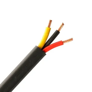 hot sales h05vv f 3g 0.75mm2 1.0mm2 1.5mm2 flexible electric power cable with factory price