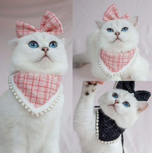 Ajustável <span class=keywords><strong>Pet</strong></span> Bibs para cães pequenos Coleiras Gravata Cat Scarf Cachorro Bandanas para gatos Triangular Bow Ties <span class=keywords><strong>Pet</strong></span> Grooming Product - Product Image 6