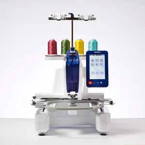 Máquina de bordar Brother VR, máquina de coser comercial de una sola cabeza, máquina de bordar automática con una sola aguja para ordenador