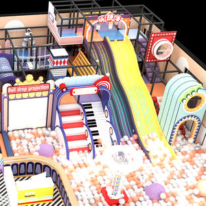 Mini <span class=keywords><strong>tren</strong></span> personalizado, área de juegos interactiva, Castillo travieso a gran escala, parque infantil interior - Product Image 2