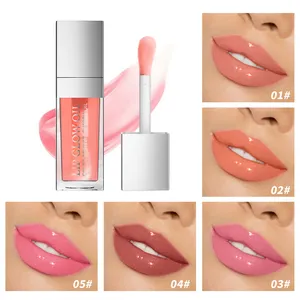 Trang Điểm Bóng Son Bóng Matte Lip Plumper Bóng Trái Cây Kem Dưỡng Ẩm Matte Son Môi Oli Kính Giữ Ẩm Môi Men Cho Phụ Nữ