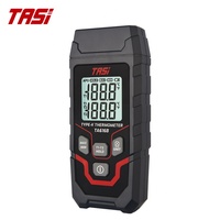 Thermomètre à thermocouple de type K à double canal TASI TA616B, enregistreur de données USB, écran LCD, plastique IP43, alarme haute température, OEM/ODM