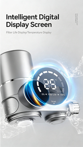 Purificatore d'<span class=keywords><strong>Acqua</strong></span> con Display Digitale a 10 Stadi, Filtro UV, Cartuccia Anti-Calcare per Rubinetti e Miscelatori - Product Image 3